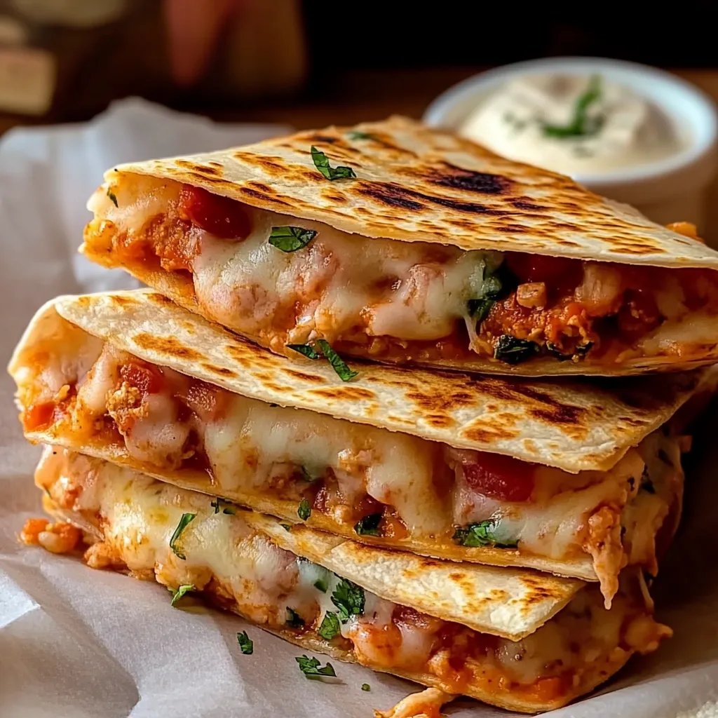 Chicken Parm Quesadilla