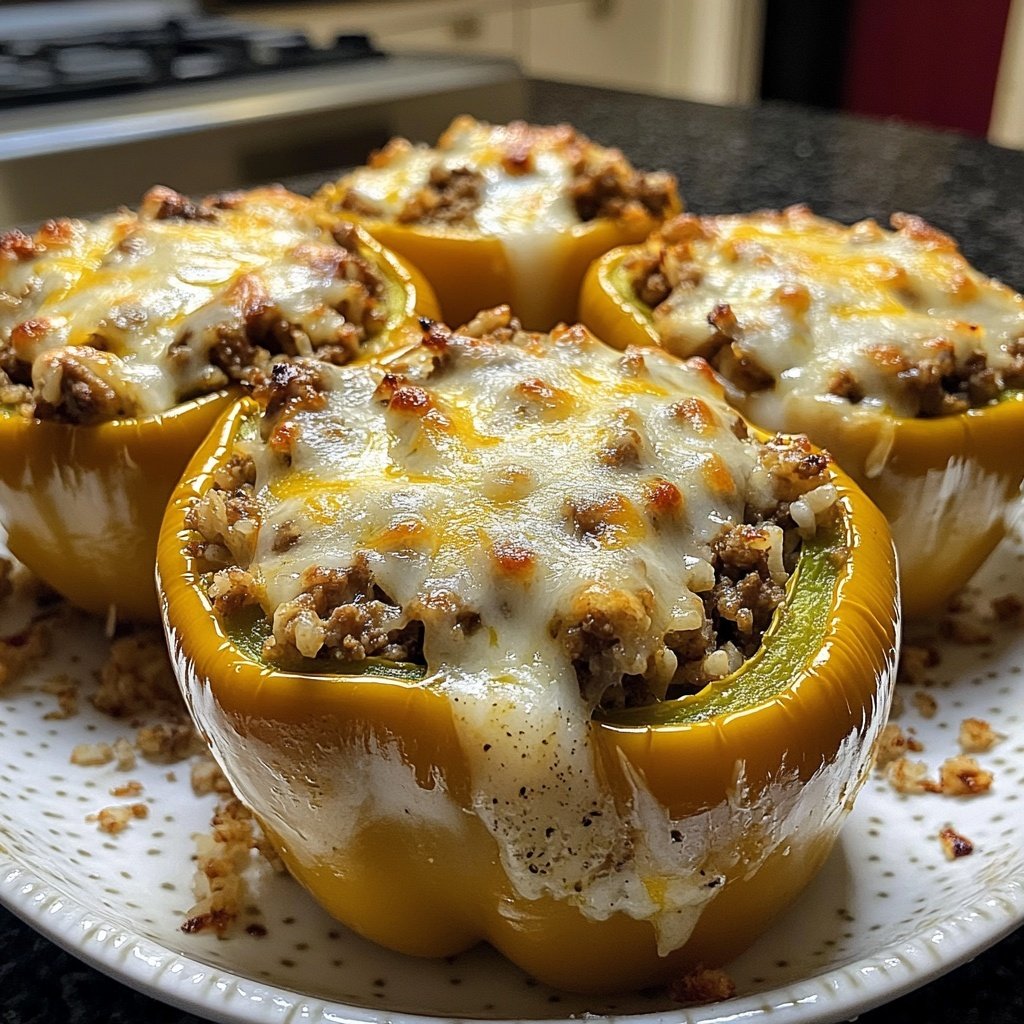 Easy Stuffed Bell Peppers Recipe