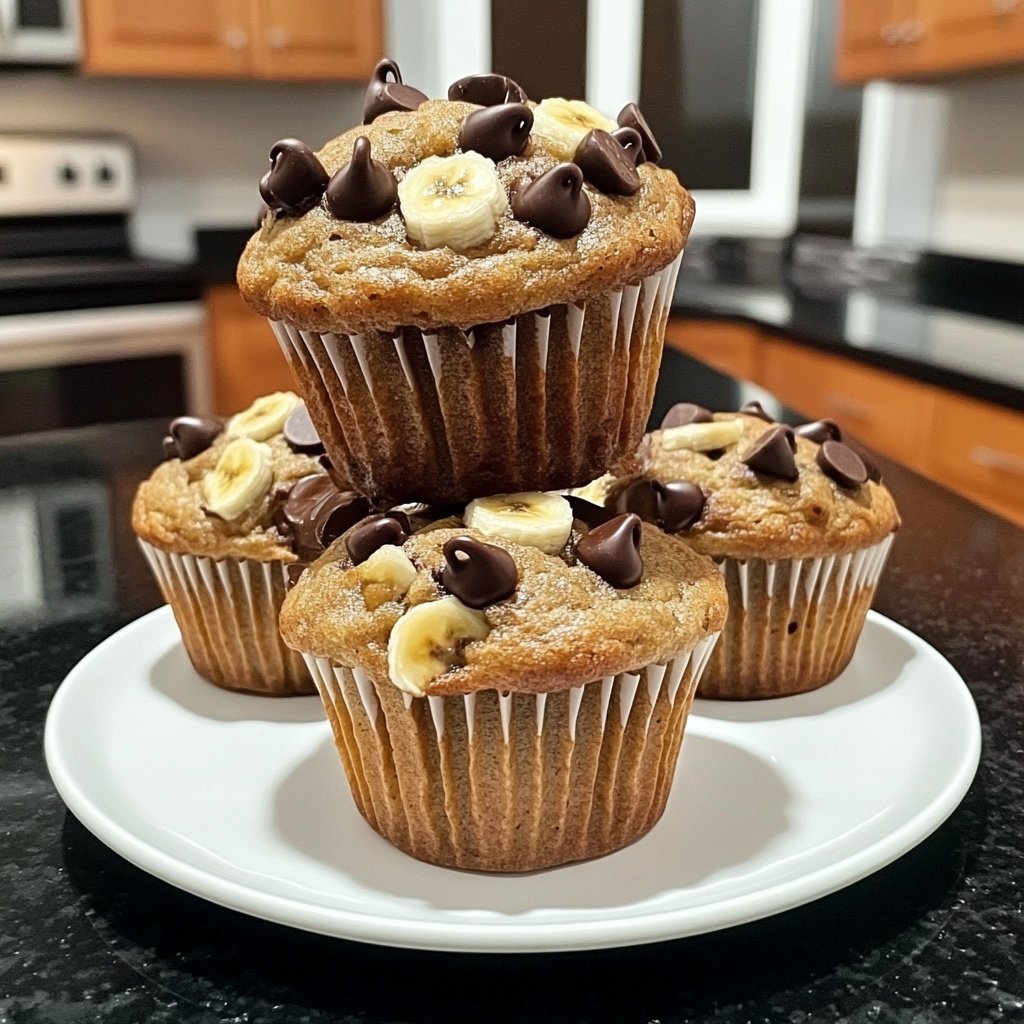 Banana Chocolate Chip Muffins