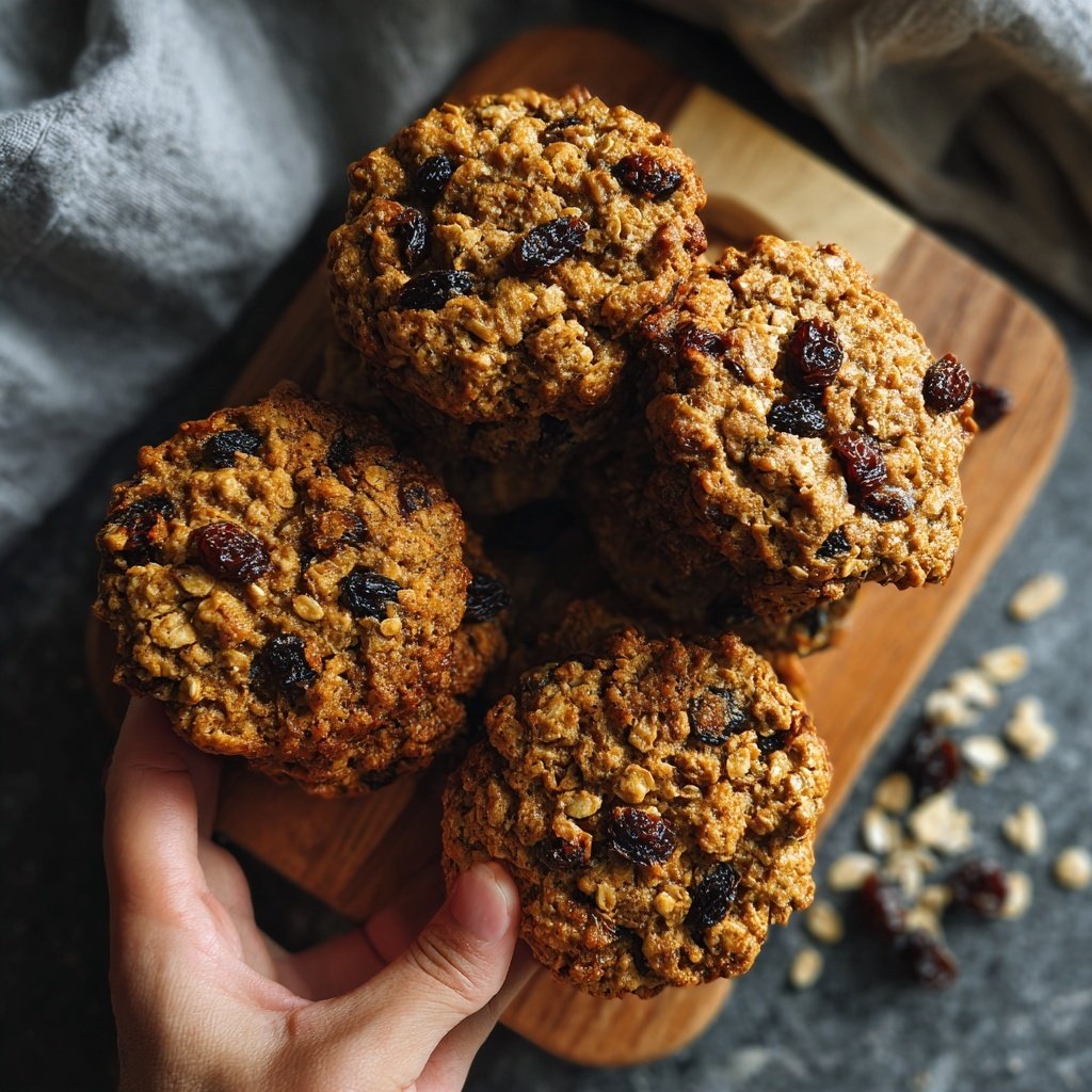 Oatmeal Raisin Breakfast Cookies