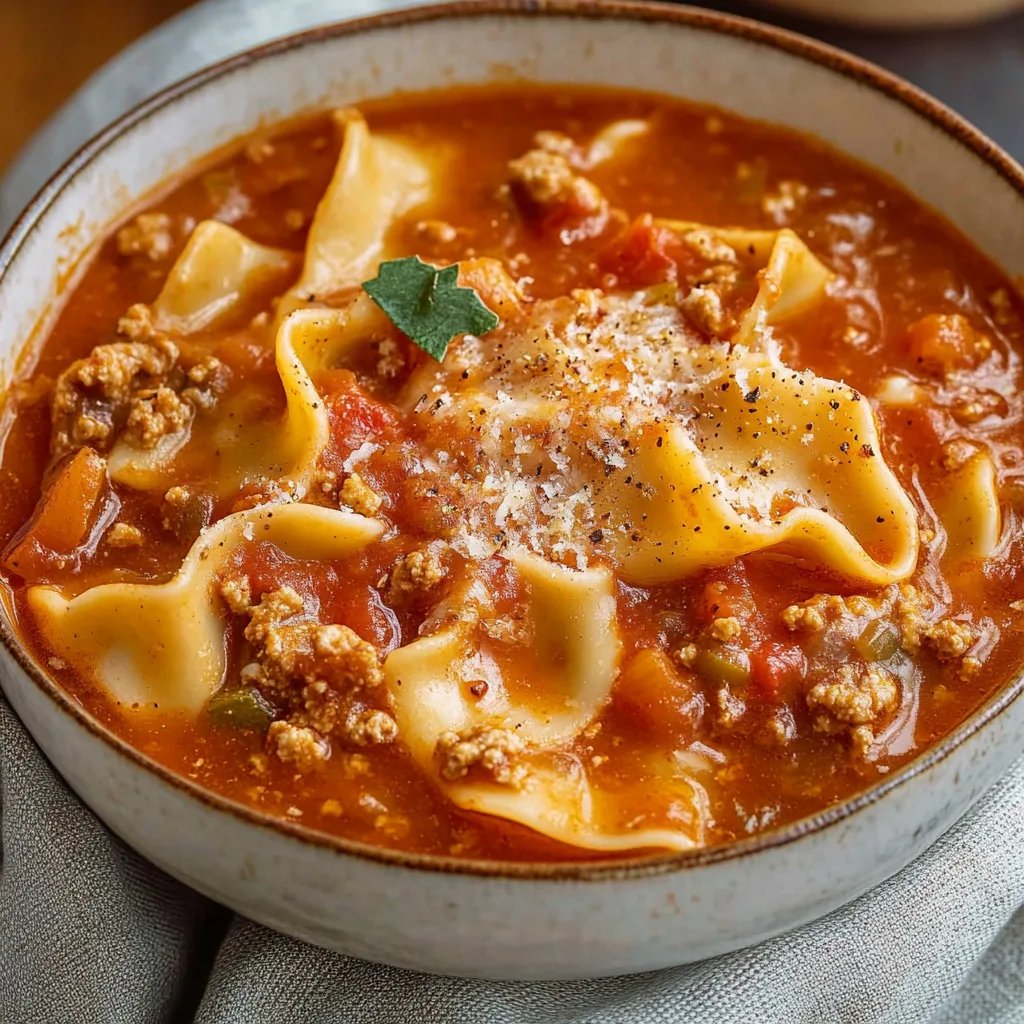 Gluten Free Lasagna Soup