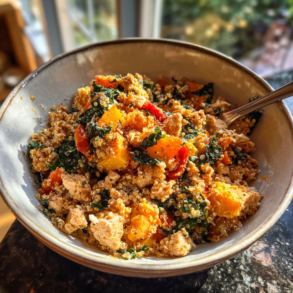 High Protein Turkey Dinner Bowl