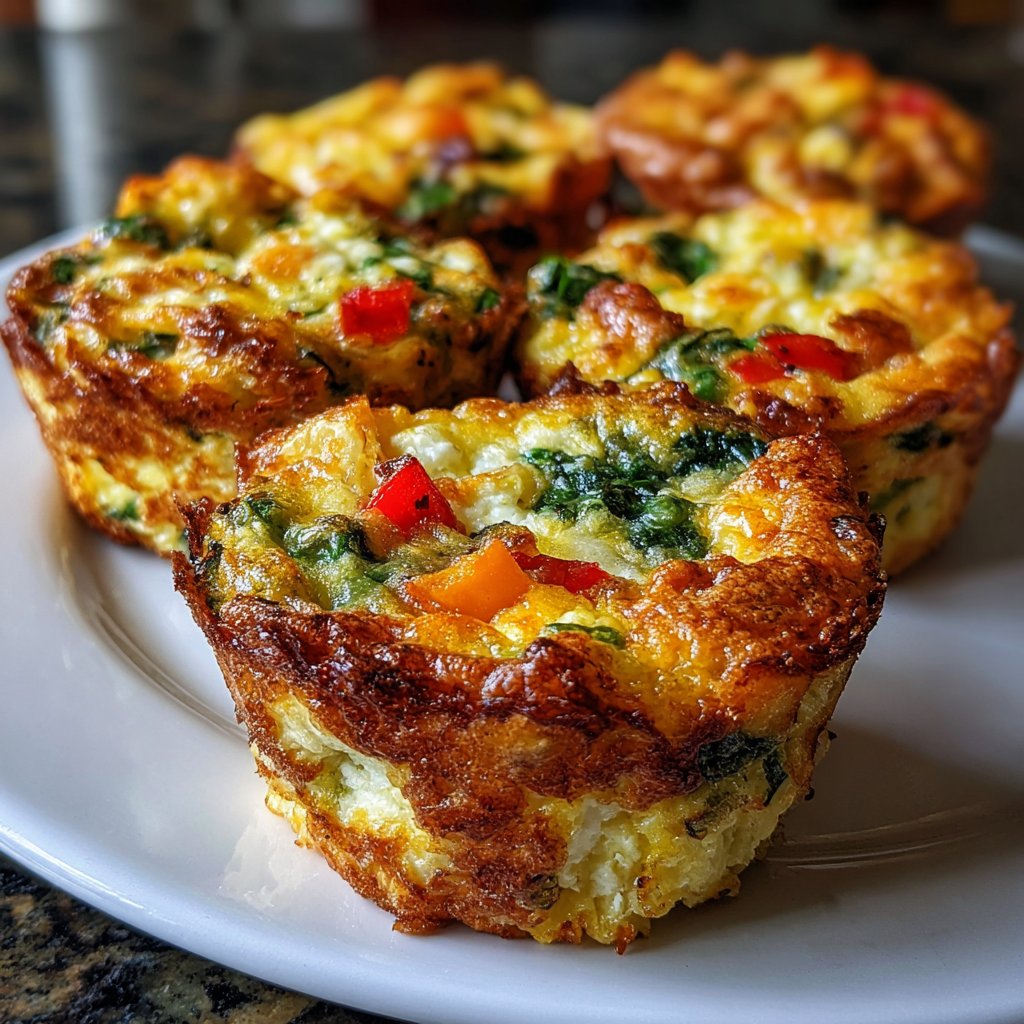 Super Bowl Savory Veggie Muffin Cups