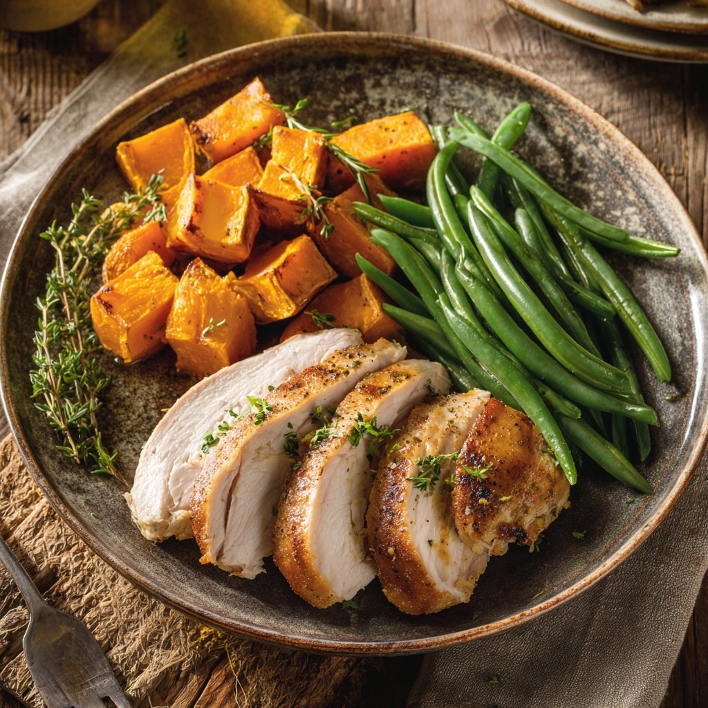 High Protein Turkey Dinner Plate