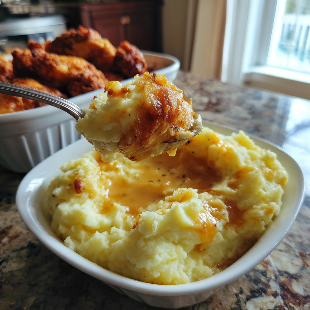 Comfort Food Chicken And Mashed Potatoes