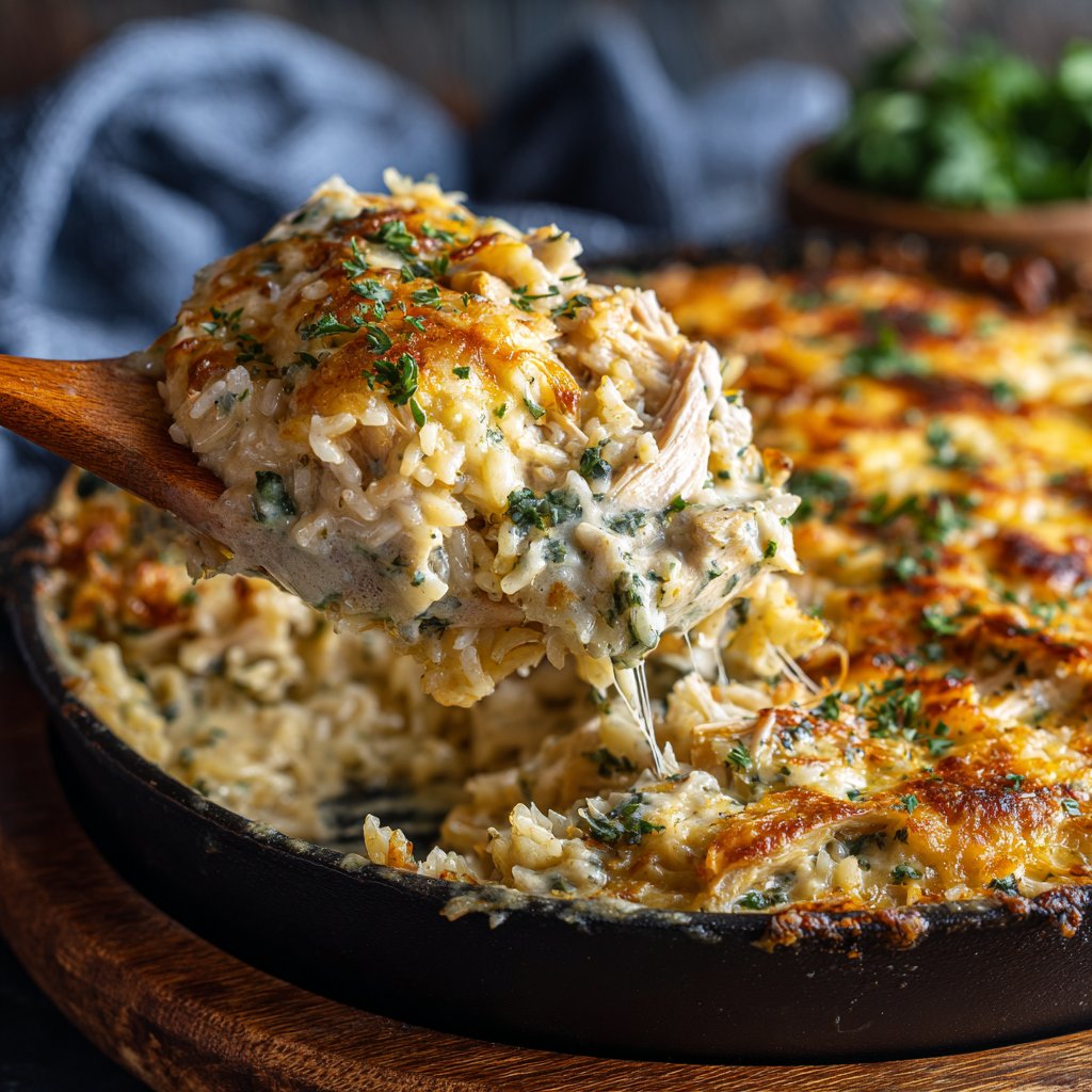 Creamy Chicken And Rice Casserole