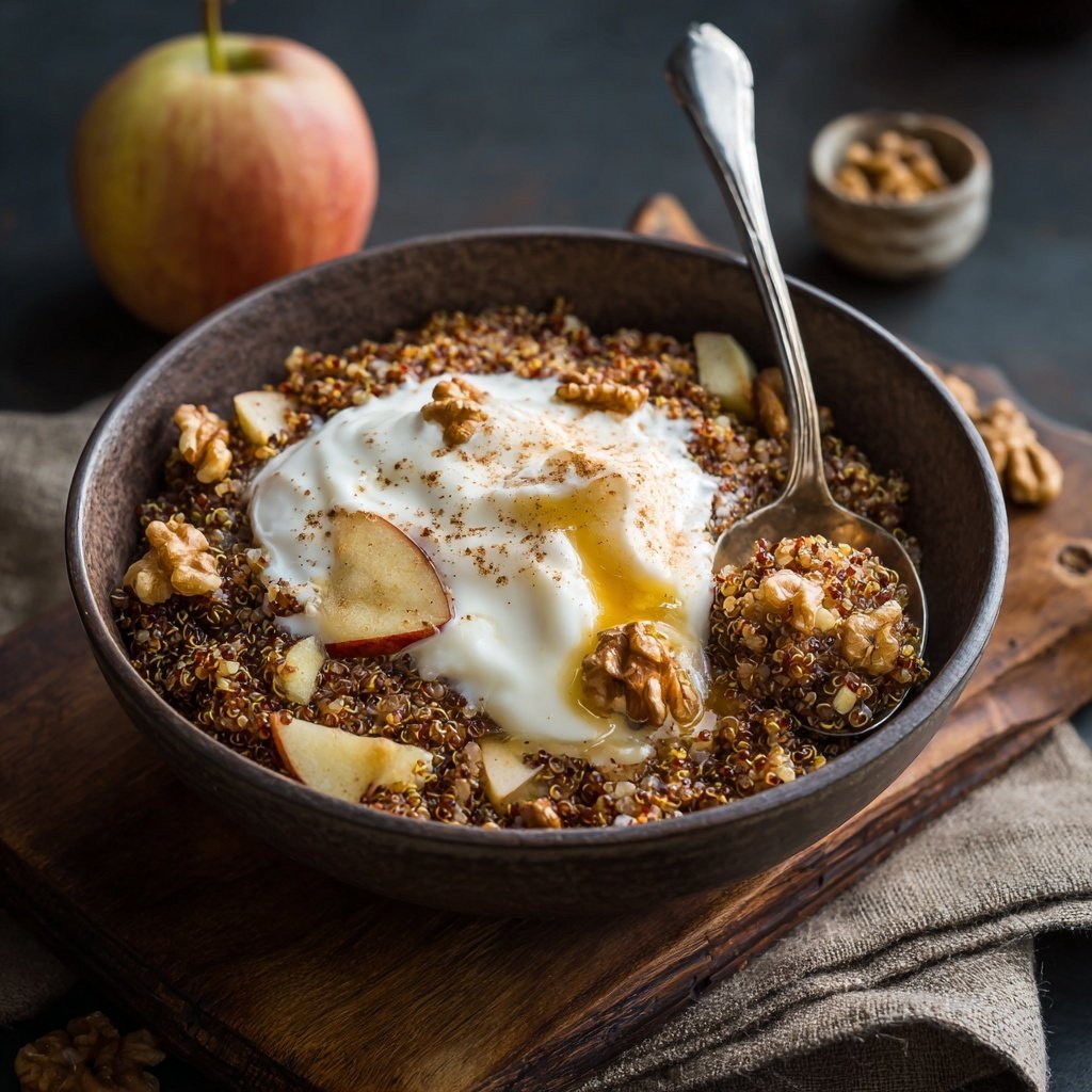Apple Cinnamon Breakfast Quinoa