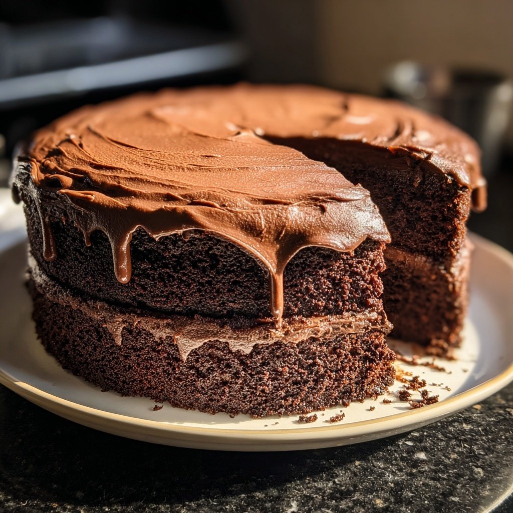 Classic Chocolate Cake With Buttercream
