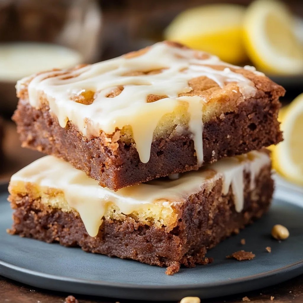 Best Lemon Brownies Recipe