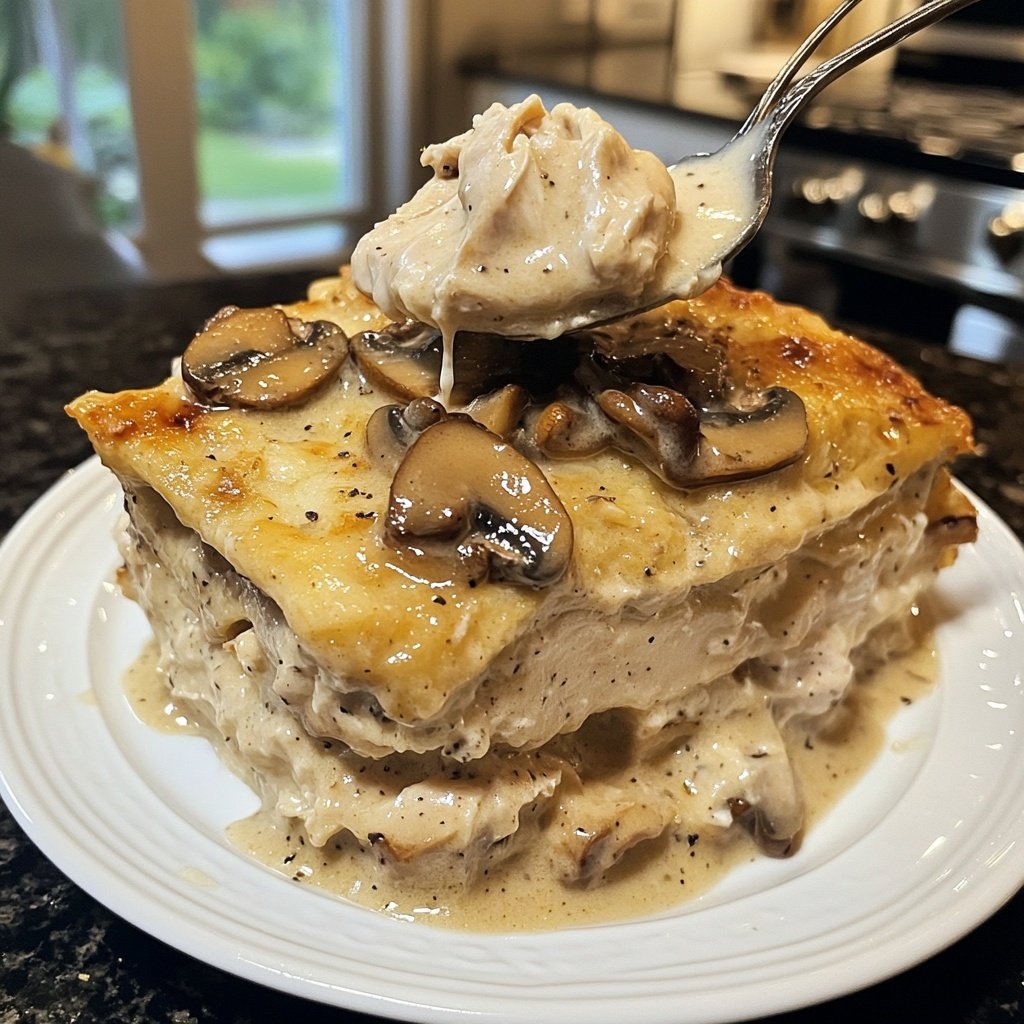 Creamy French Style Chicken Casserole a la Normande