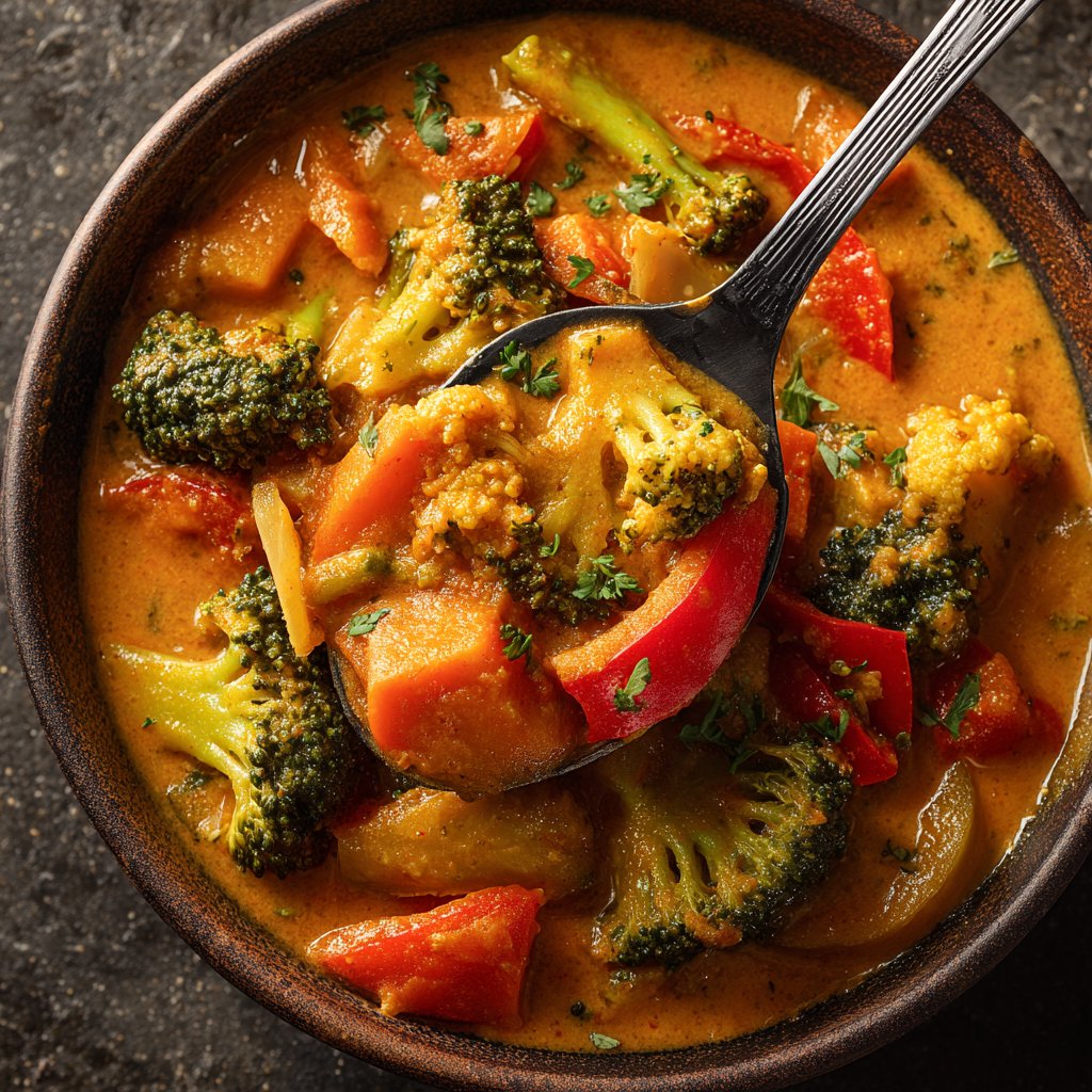 Healthy Crockpot Vegetable Curry